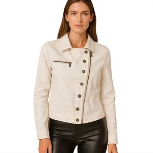 Elegant Cream Women's Jacket